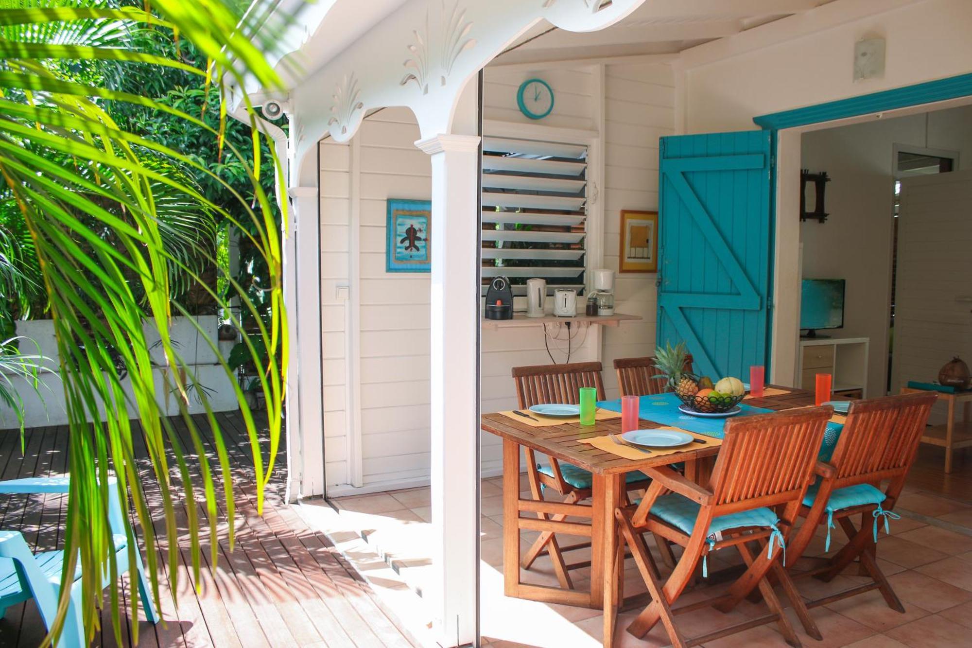 Bungalow La Papaye Bleue Residence Acces Piscine & Plage Saint-Francois  Extérieur photo