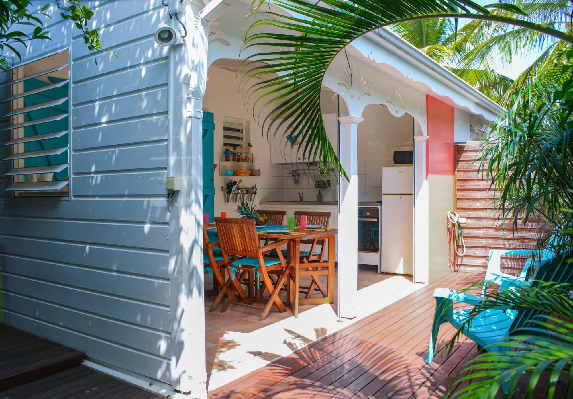 Bungalow La Papaye Bleue Residence Acces Piscine & Plage Saint-Francois  Extérieur photo